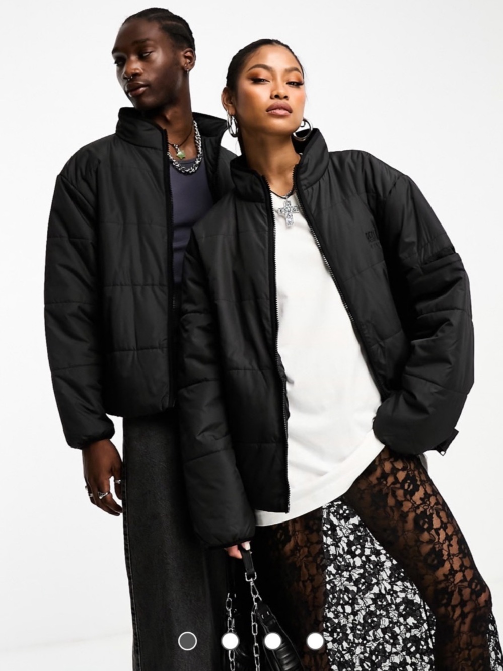 ASOS Black Puffer Jacket